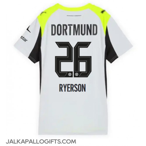 Borussia Dortmund Julian Ryerson #26 Vieraspaita Naiset 2025-26 Lyhythihainen